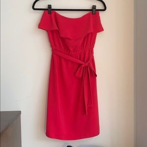 Fushia DKNY Strapless Dress XS Like New!